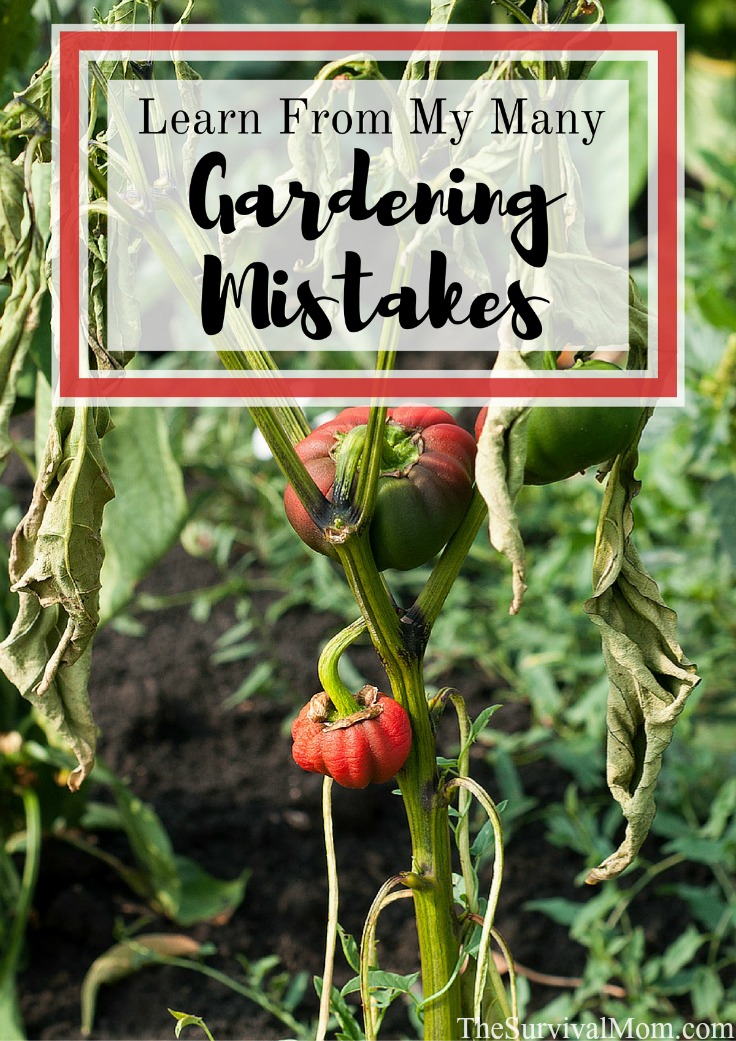 Gardening Mistakes